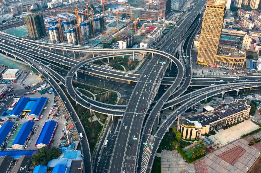 安徽建工承建的合肥市銅陵路高架。安徽建工集團(tuán)供圖